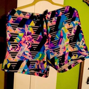 Fila Sport sports Floral print gym beach board shorts